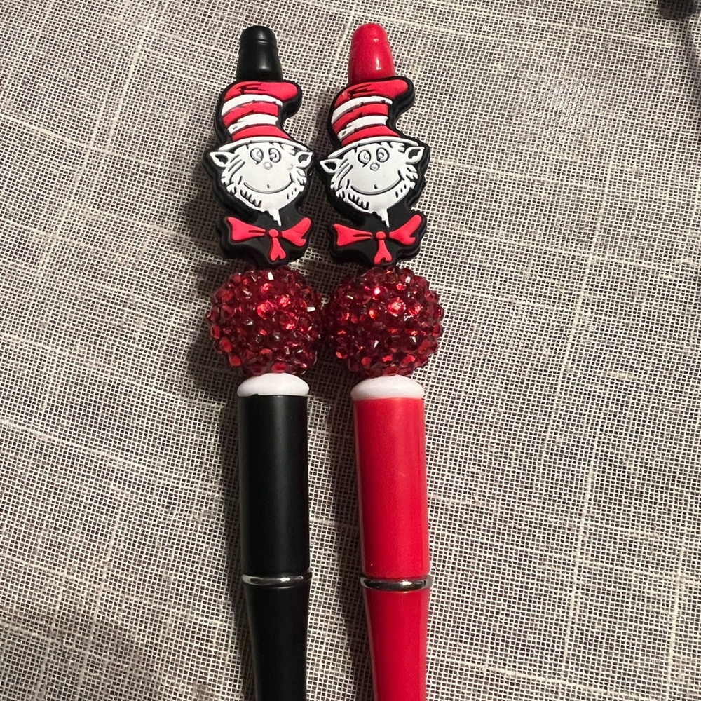 Cat in the Hat Kids Pens - Red and Black